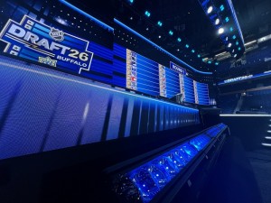 Elation Rebel Line adds dynamic layer to Tom Kenny’s lighting design for NHL Draft